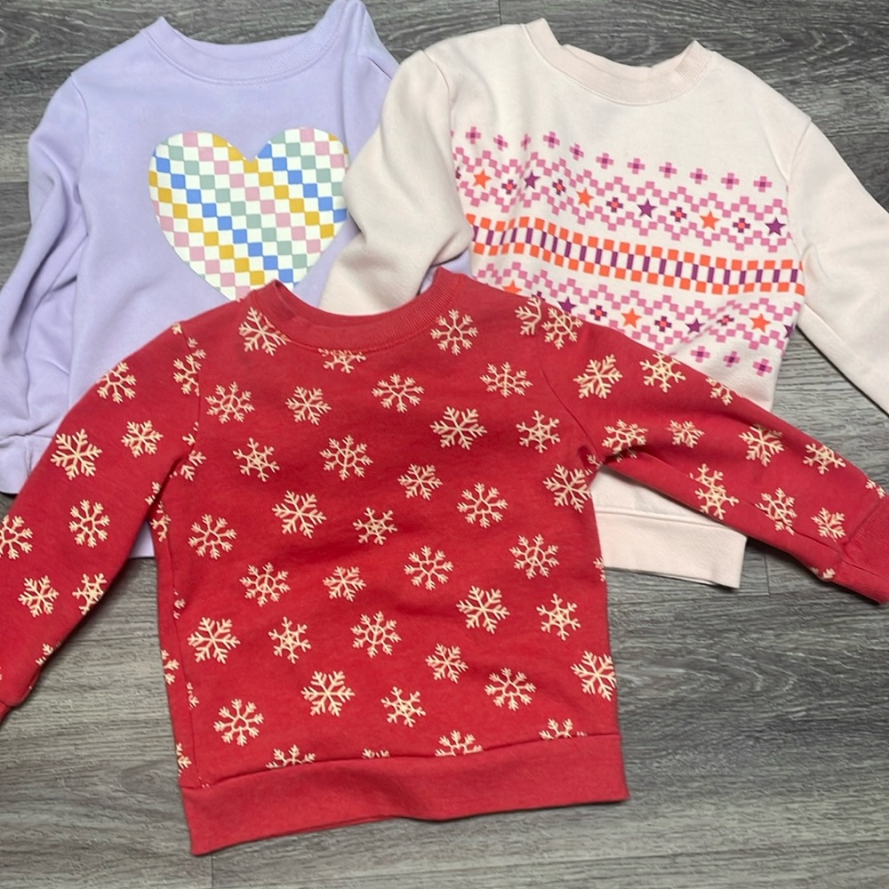 3 Cat and Jack Sweaters
